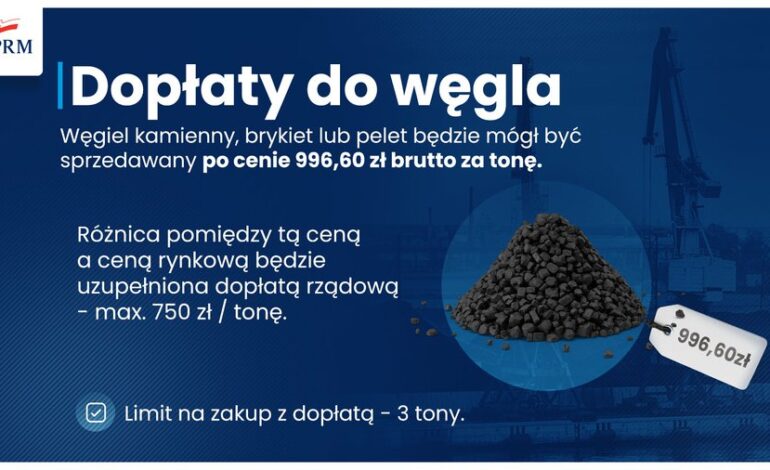  Program pomocowy „węgiel+” już niebawem…