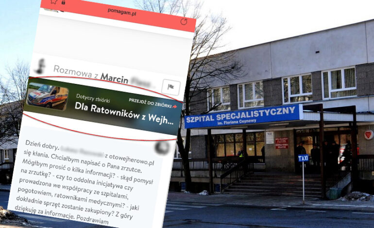 Podejrzana zbiórka na pomagam.pl. Ktoś zbierał pieniądze dla wejherowskich ratowników