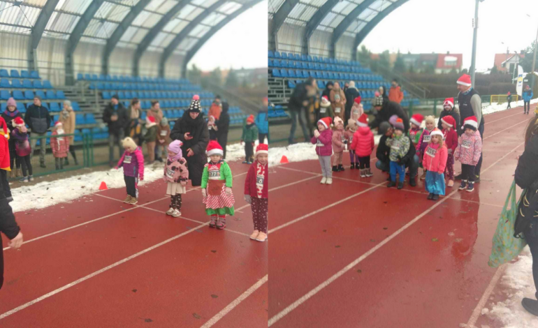  Dzieci pobiegły w przebraniach Świętego Mikołaja