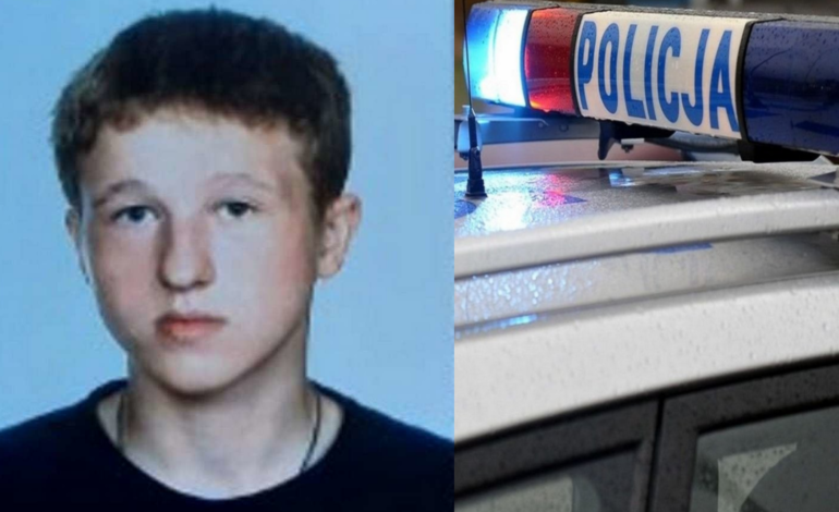  Policja poszukuje 15-letniego Piotra