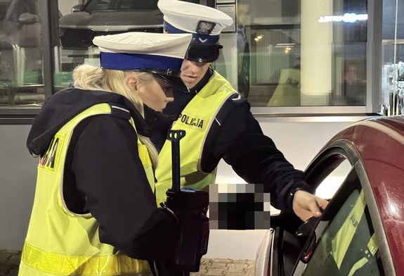  Wejherowska policja sprawdziła 2500 kierowców. 6 było pijanych, jeden próbował uciec