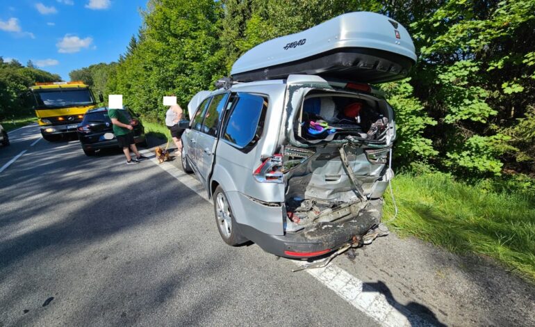 Na DK6 zderzyły się trzy samochody osobowe [ZDJĘCIA]