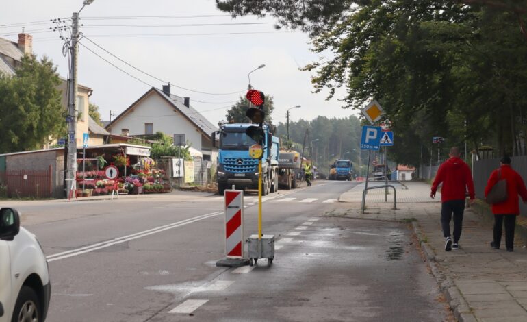  Utrudnienia w ruchu w Wejherowie. Ruszył remont ul. Roszczynialskiego