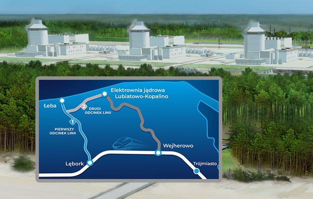  Rozbudowa sieci kolejowej do elektrowni jądrowej. Inwestycja z decyzją środowiskową