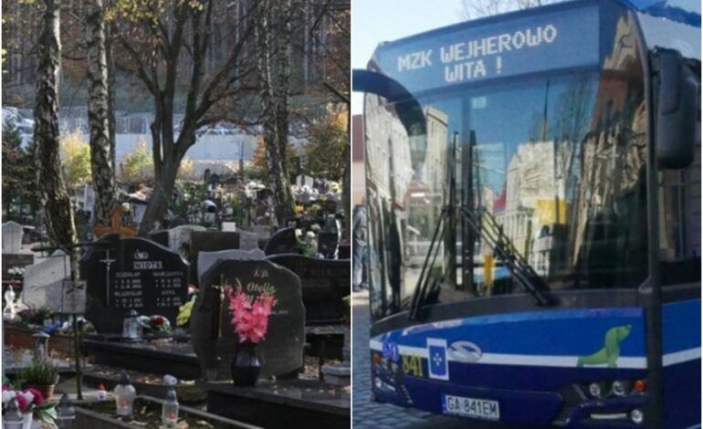 Wszystkich Świętych w Wejherowie, Redzie i Rumi. Jak dostać się na cmentarze? [SZCZEGÓŁY]